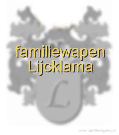 familiewapen Lijcklama