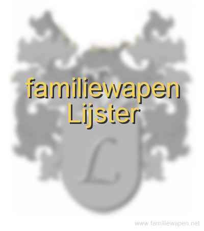 familiewapen Lijster