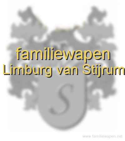 familiewapen Limburg van Stijrum