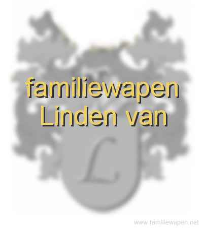 familiewapen Linden van