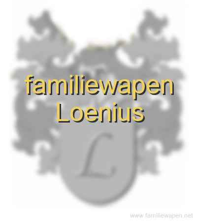 familiewapen Loenius