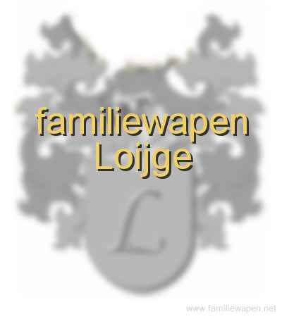 familiewapen Loijge