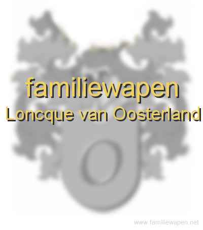 familiewapen Loncque van Oosterland