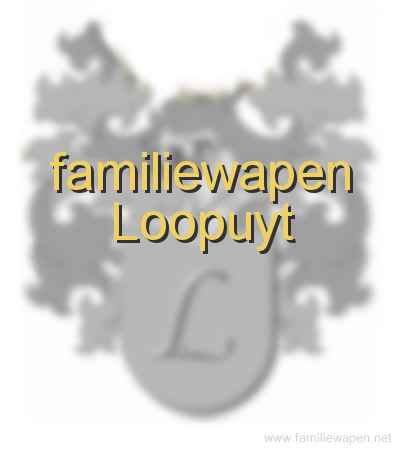 familiewapen Loopuyt