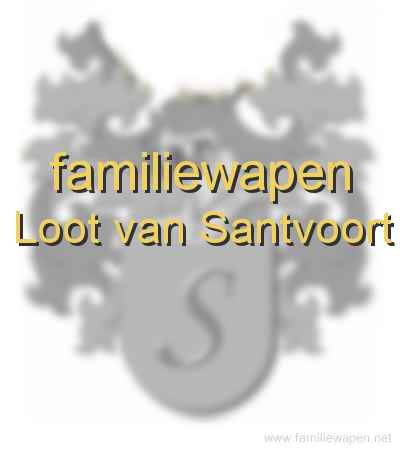 familiewapen Loot van Santvoort