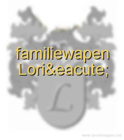 familiewapen Lorié