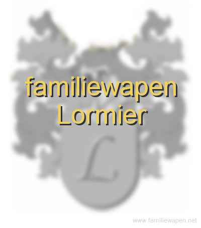 familiewapen Lormier