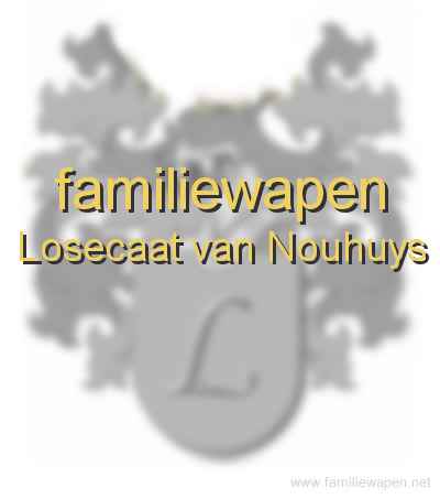 familiewapen Losecaat van Nouhuys