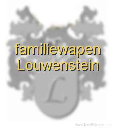 familiewapen Louwenstein