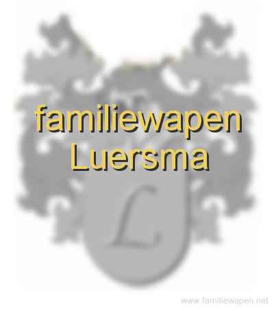 familiewapen Luersma