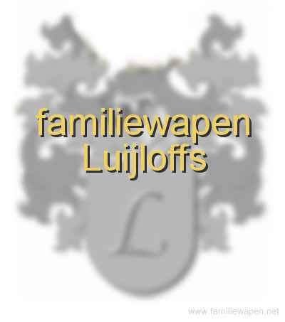 familiewapen Luijloffs