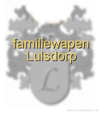 familiewapen Lulsdorp