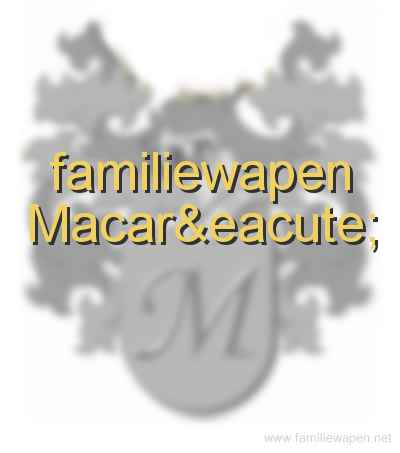 familiewapen Macaré