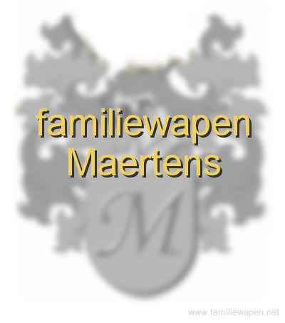 familiewapen Maertens