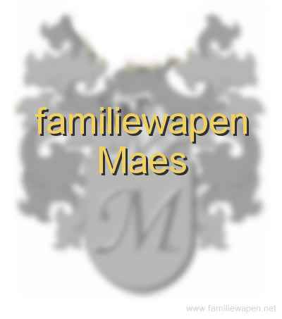 familiewapen Maes