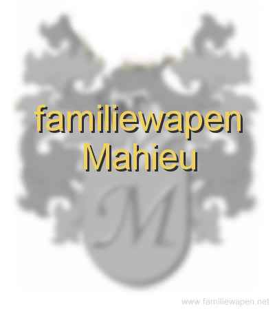 familiewapen Mahieu