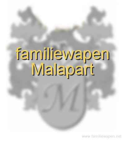 familiewapen Malapart