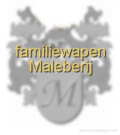 familiewapen Maleberij