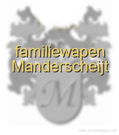 familiewapen Manderscheijt