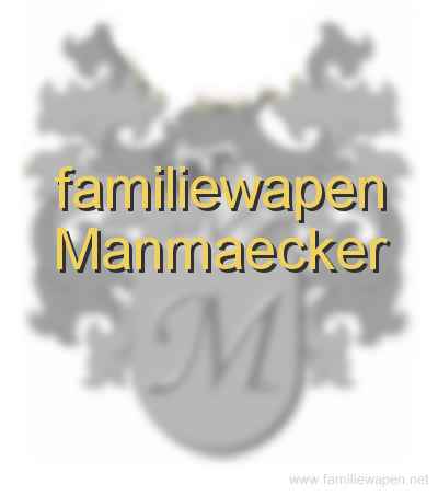 familiewapen Manmaecker