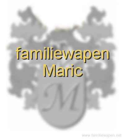 familiewapen Maric