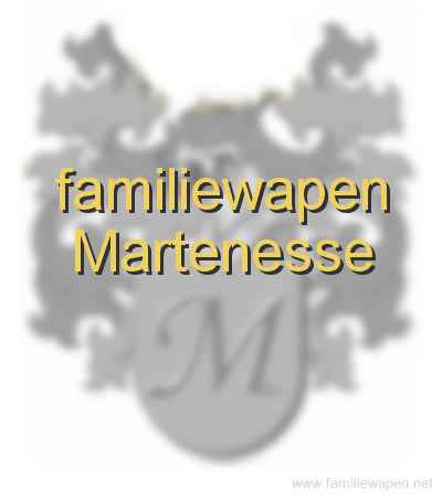 familiewapen Martenesse