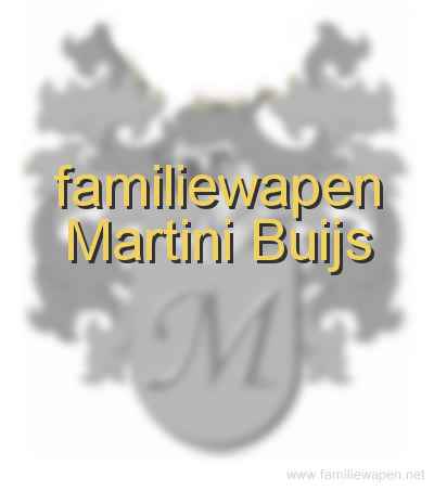 familiewapen Martini Buijs