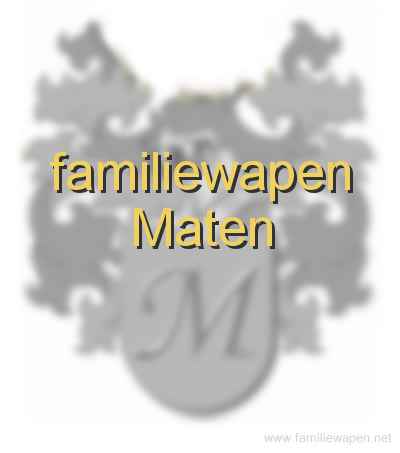 familiewapen Maten