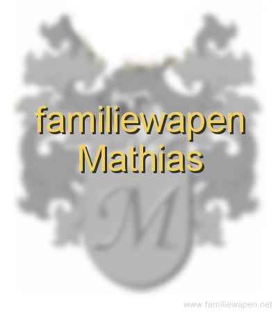 familiewapen Mathias