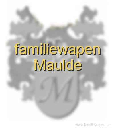 familiewapen Maulde