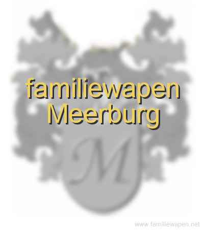 familiewapen Meerburg