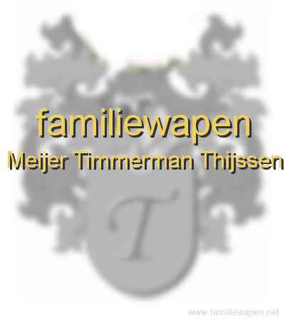 familiewapen Meijer Timmerman Thijssen