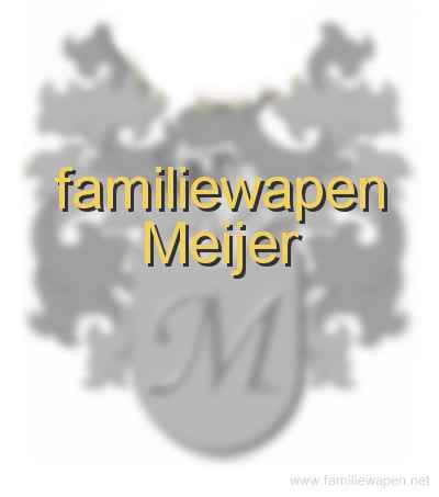 familiewapen Meijer