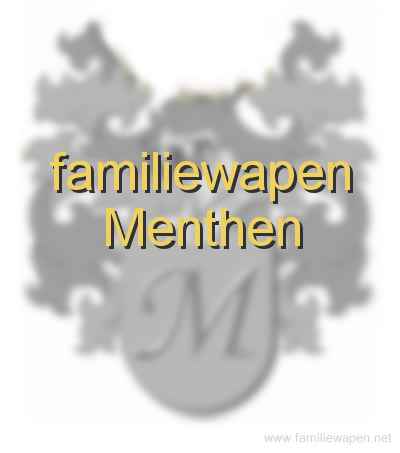 familiewapen Menthen