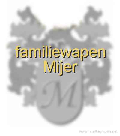 familiewapen Mijer