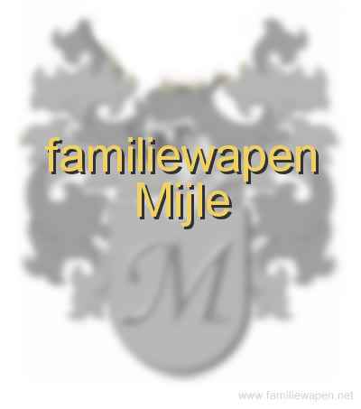 familiewapen Mijle