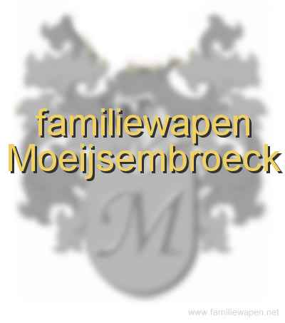 familiewapen Moeijsembroeck