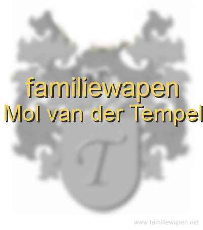 familiewapen Mol van der Tempel