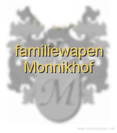 familiewapen Monnikhof