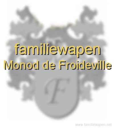 familiewapen Monod de Froideville