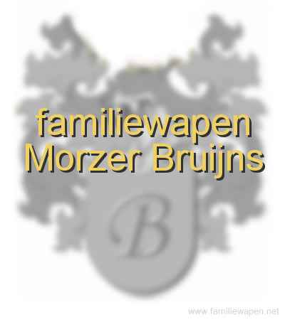 familiewapen Morzer Bruijns