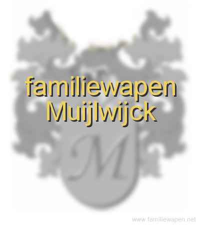 familiewapen Muijlwijck