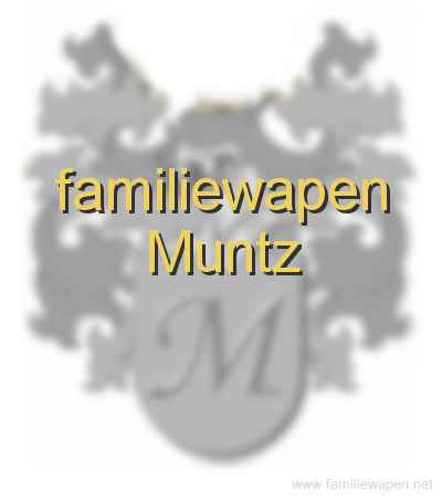 familiewapen Muntz