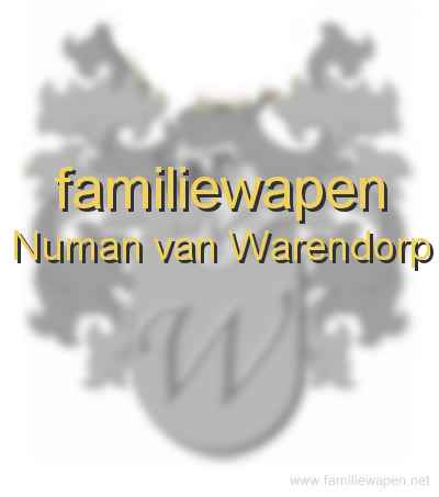 familiewapen Numan van Warendorp