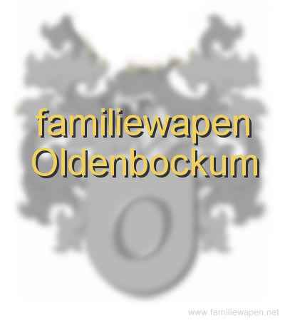 familiewapen Oldenbockum