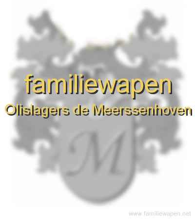 familiewapen Olislagers de Meerssenhoven