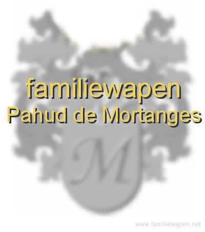 familiewapen Pahud de Mortanges