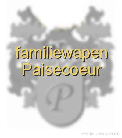 familiewapen Paisecoeur