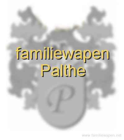 familiewapen Palthe