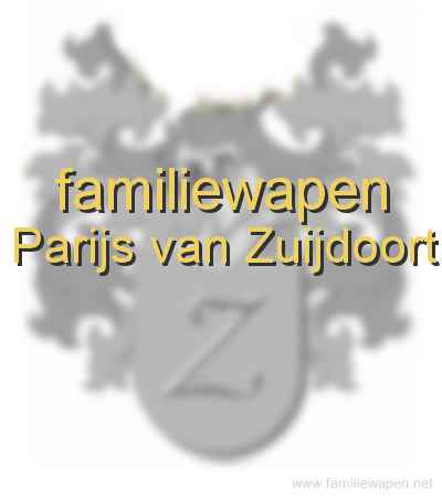 familiewapen Parijs van Zuijdoort